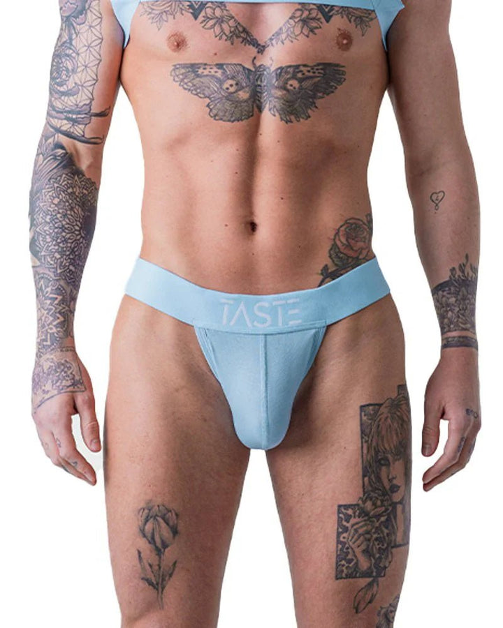 TASTE Blue Jockstrap & Harness Set