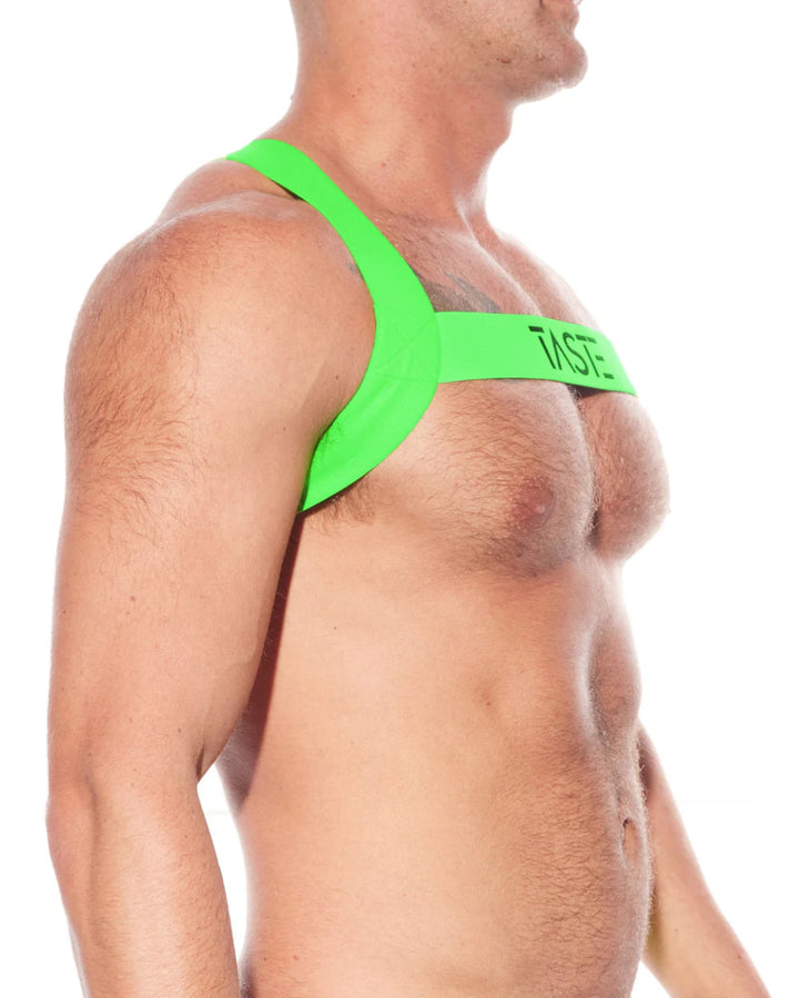 TASTE Neon Green Briefs, Harness & Socks Set