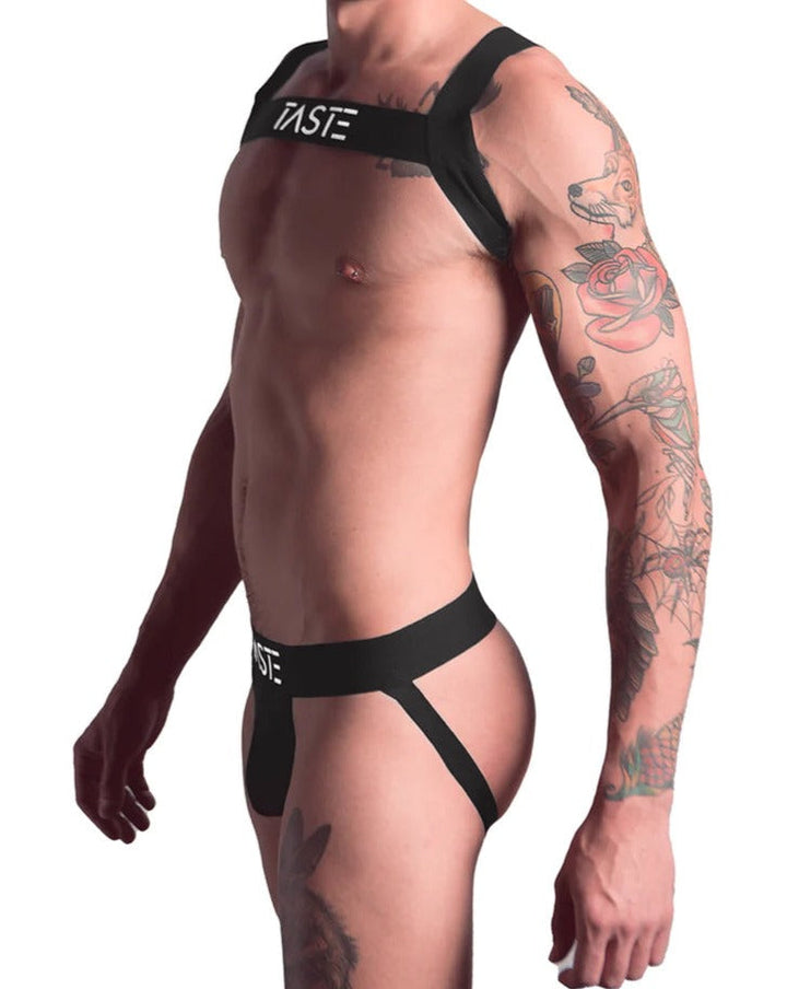 TASTE | Signature Jockstrap Black on Black