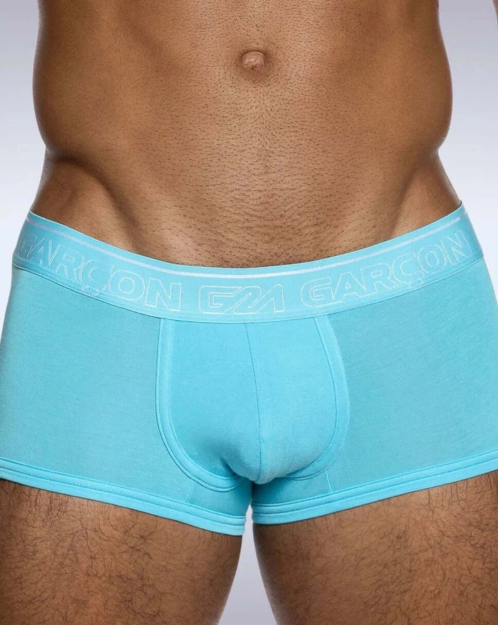 Garcon Model | Baby Blue Bamboo Trunks