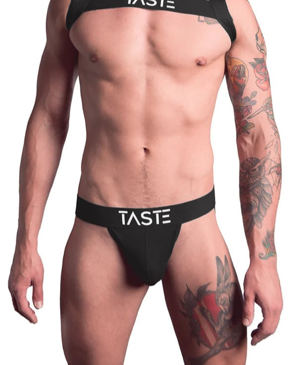 TASTE | Signature Jockstrap Black on Black