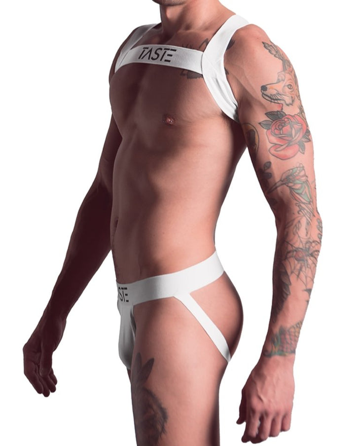 TASTE | Signature Jockstrap White on White